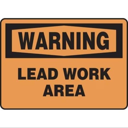 Accuform OSHA WARNING SAFETY SIGN LEAD WORK MCAW310XP MCAW310XP
